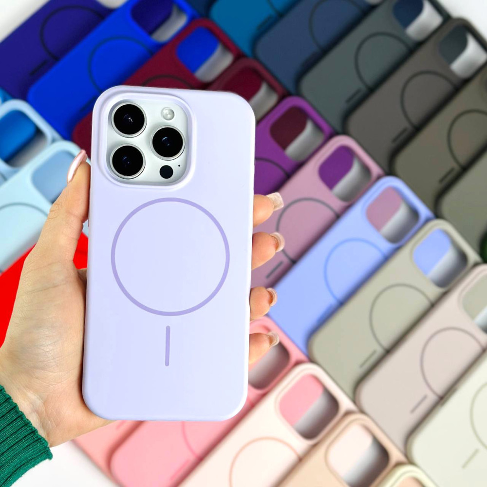 Накладка Silicone Case Full Protective Magnetic iPhone 17 Pro Max