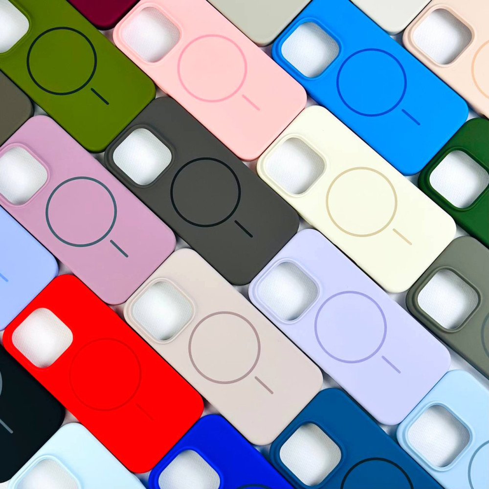 Накладка Silicone Case Full Protective Magnetic iPhone 17 Pro Max
