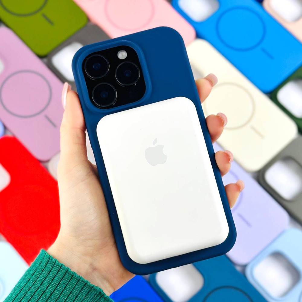 Накладка Silicone Case Full Protective Magnetic iPhone 17 Pro Max