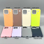 Накладка Silicone Case Matte Neon Box iPhone 14