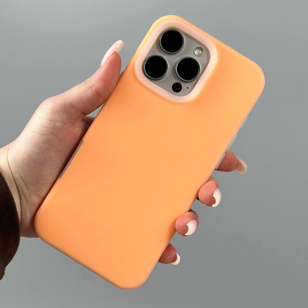 Накладка Silicone Case Matte Neon Box iPhone 14