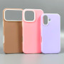 Накладка Silicone Case Matte Neon Box iPhone 14
