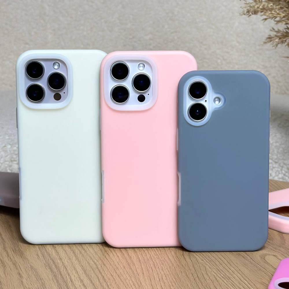 Накладка Silicone Case Matte Neon Box iPhone 17