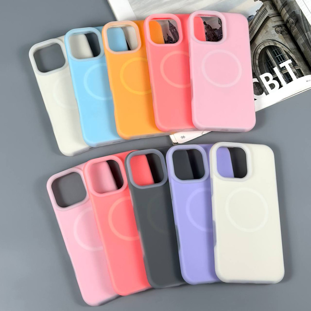 Накладка Silicone Case Matte Neon Magnetic Box iPhone 11 Pro Max