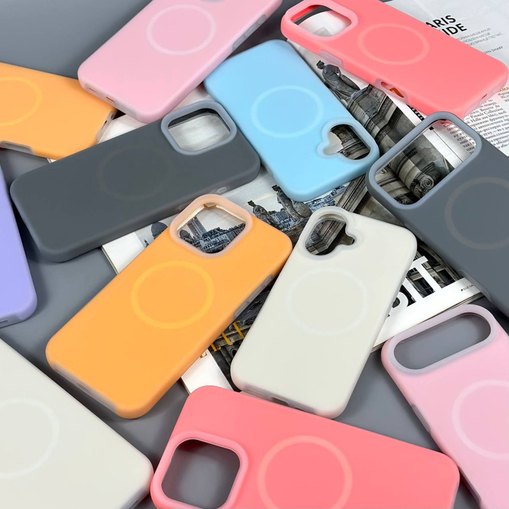 Накладка Silicone Case Matte Neon Magnetic Box iPhone 11 Pro Max