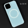 Накладка Silicone Case Matte Neon Magnetic Box iP 14