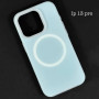 Накладка Silicone Case Matte Neon Magnetic Box iP 13 Pro