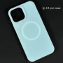 Накладка Silicone Case Matte Neon Magnetic Box iP 13 Pro Max