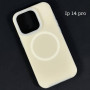 Накладка Silicone Case Matte Neon Magnetic Box iP 14 Pro