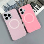 Накладка Silicone Case Matte Neon Magnetic Box iP 17 Pro Max