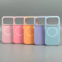 Накладка Silicone Case Matte Neon Magnetic Box iP 17 Pro Max
