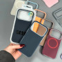 Накладка Silicone Case Matte Neon Magnetic Box iP 14 Pro
