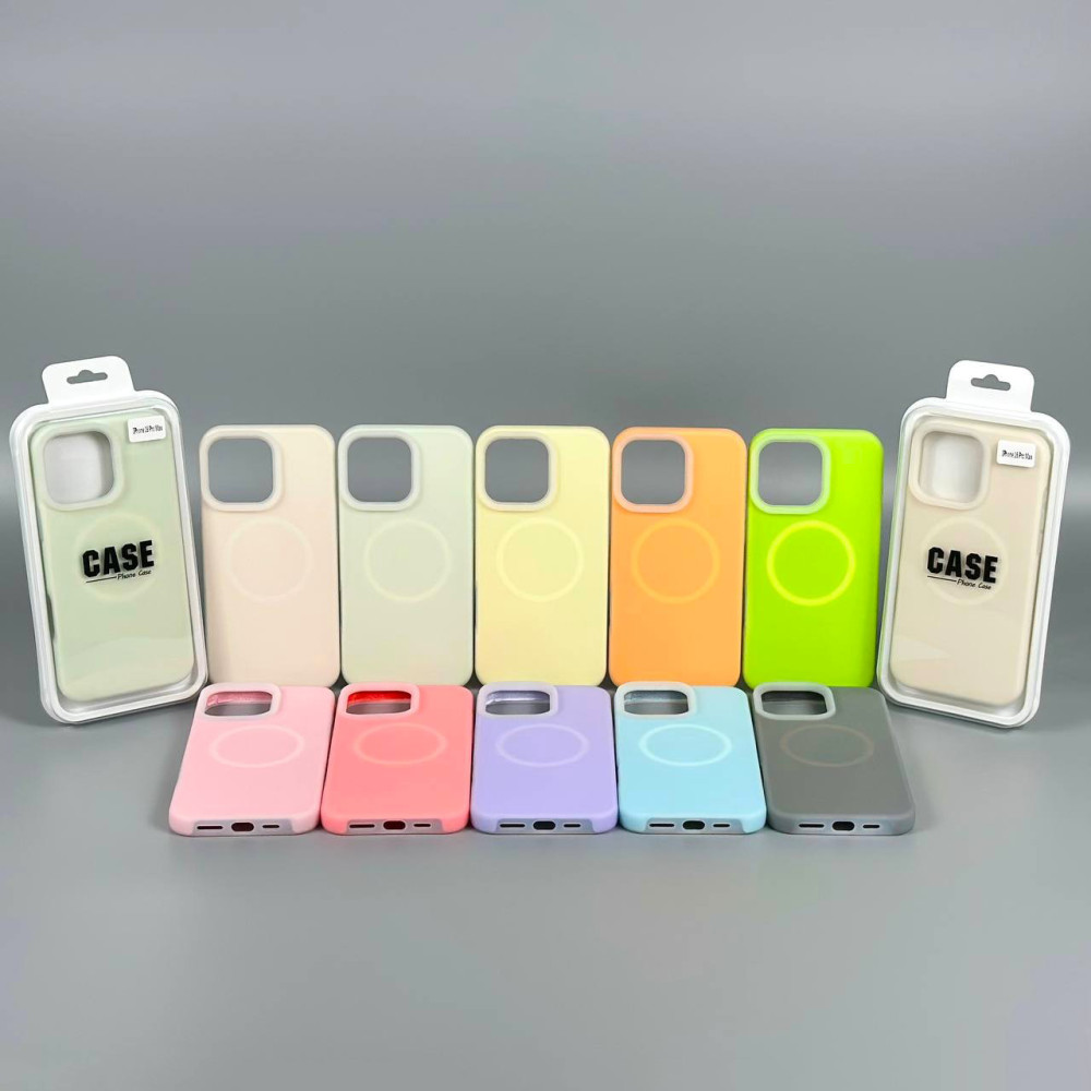 Накладка Silicone Case Matte Neon Magnetic Box iPhone 11 Pro