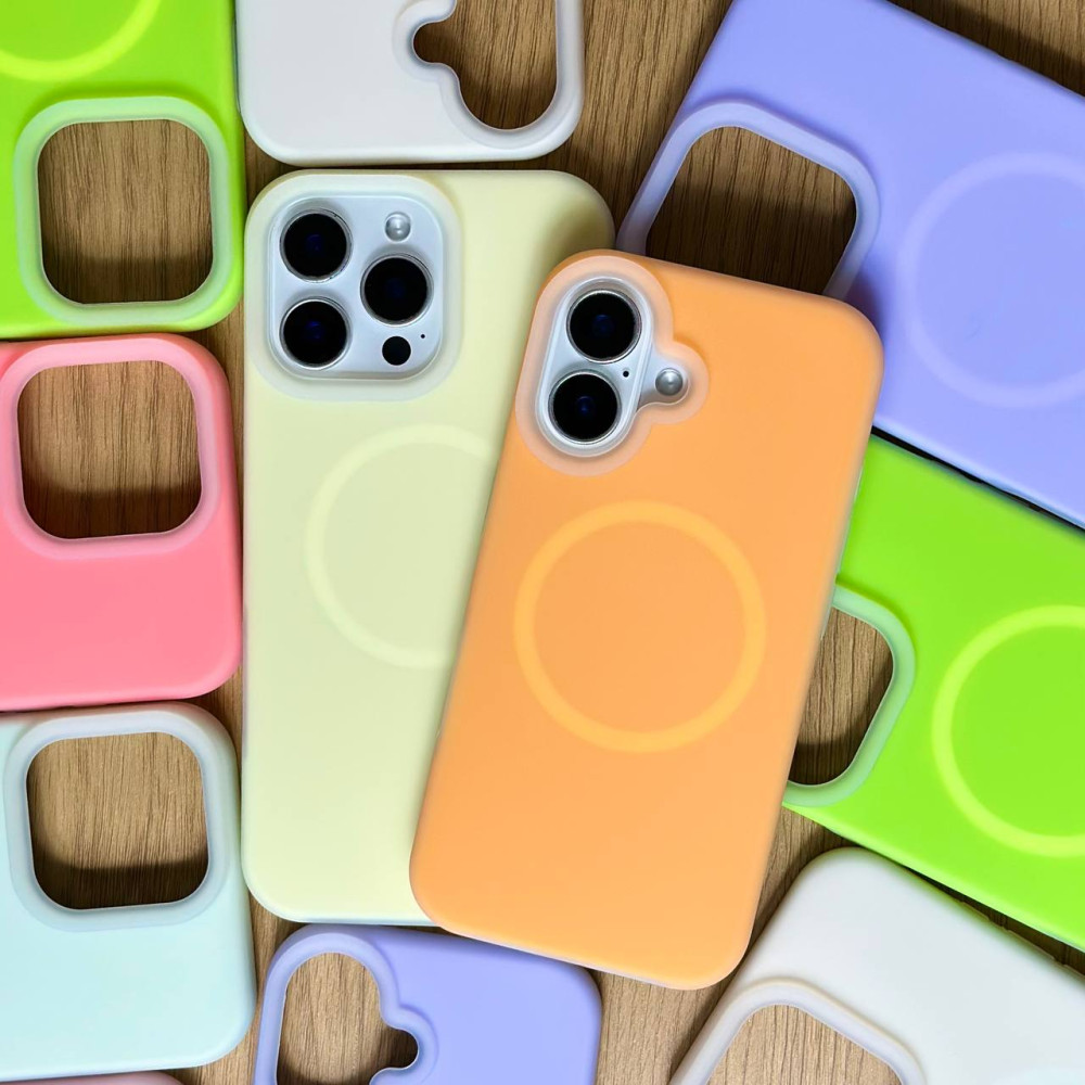 Накладка Silicone Case Matte Neon Magnetic Box iPhone 11 Pro