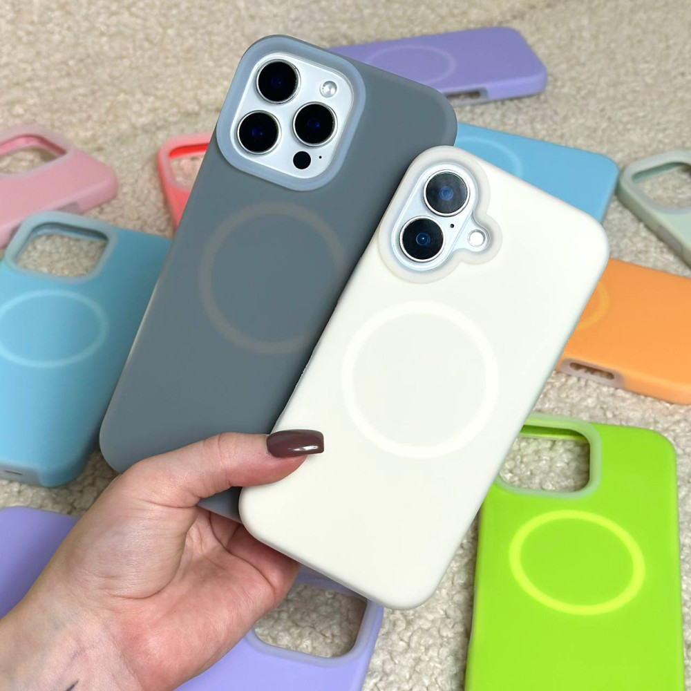 Накладка Silicone Case Matte Neon Magnetic Box iPhone 11 Pro