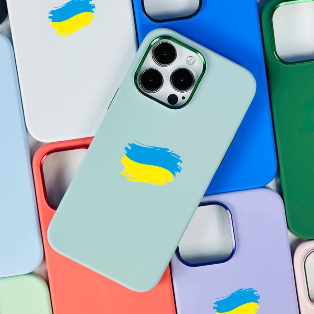 Накладка Silicone Case Full Protective Metal Frame LOGO Box iPhone 12-12 Pro