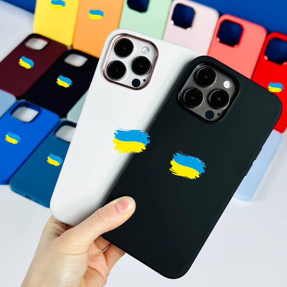Накладка Silicone Case Full Protective Metal Frame LOGO Box iPhone 12-12 Pro