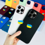 Накладка Silicone Case Full Protective Metal Frame LOGO Box iPhone 12-12 Pro