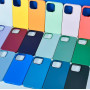 Накладка Silicone Case Full Protective Metal Frame LOGO Box iPhone 15