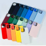 Накладка Silicone Case Full Protective Metal Frame LOGO Box iPhone 15