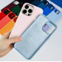 Накладка Silicone Case Full Protective Metal Frame LOGO Box iPhone 15
