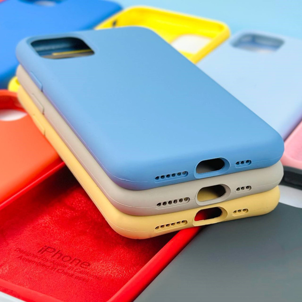Накладка Silicone Case Full Protective Round Edge LOGO iPhone 7 Plus-8 Plus РОЗПРОДАЖ