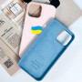 Накладка Silicone Case Premium quality+IC+Box+Magnetic LOGO iPhone 13