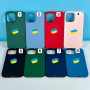 Накладка Silicone Case Premium quality+IC+Box+Magnetic LOGO iPhone 13
