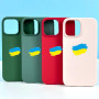 Накладка Silicone Case Premium quality+IC+Box+Magnetic LOGO iPhone 13