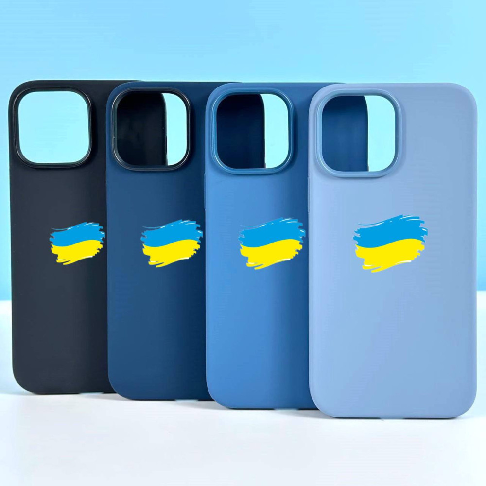 Накладка Silicone Case Premium quality+IC+Box+Magnetic LOGO iPhone 13