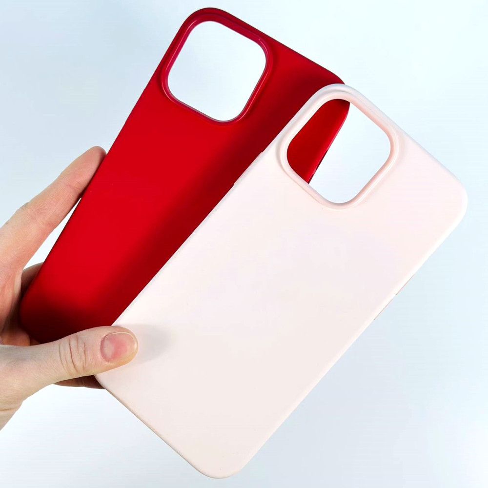 Накладка Silicone Case Premium quality+IC+Box+Magnetic LOGO iPhone 13