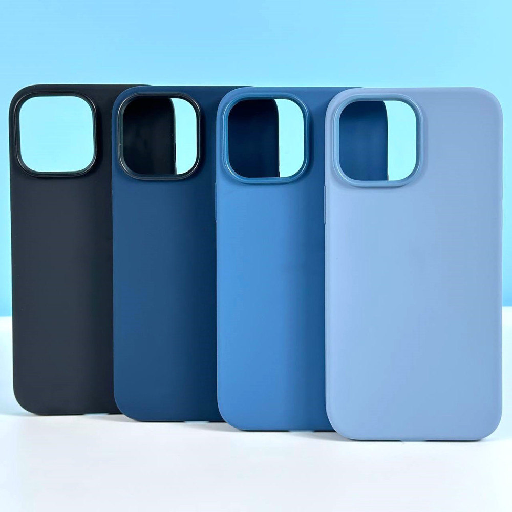 Накладка Silicone Case Premium quality+IC+Box+Magnetic LOGO iPhone 13