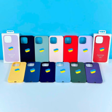 Накладка Silicone Case Premium quality+IC+Box+Magnetic LOGO iPhone 14 Pro Max