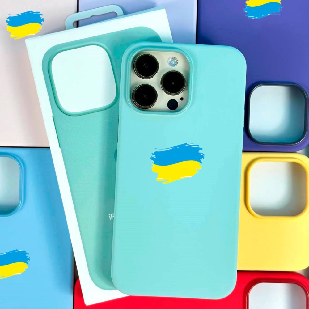 Накладка Silicone Case Premium quality+IC+Box+Magnetic LOGO iPhone 14 Pro Max