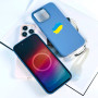 Накладка Silicone Case Premium quality+IC+Box+Magnetic LOGO iPhone 15