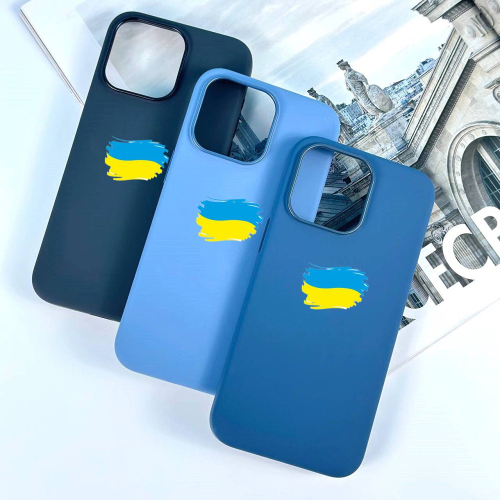 Накладка Silicone Case Premium quality+IC+Box+Magnetic LOGO iPhone 15