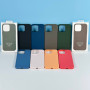Накладка Silicone Case Premium quality+IC+Box+Magnetic LOGO iPhone 15