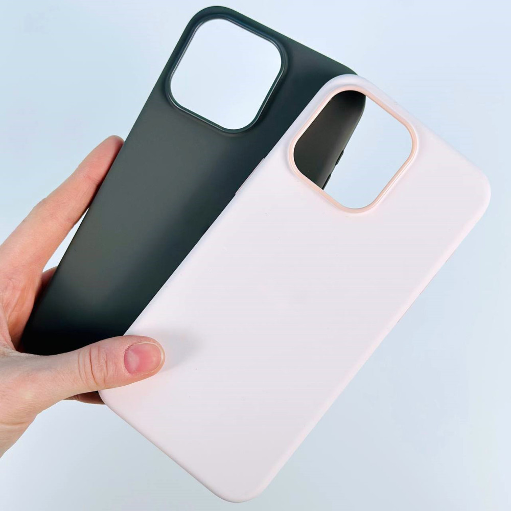 Накладка Silicone Case Premium quality+IC+Box+Magnetic LOGO iPhone 15