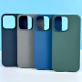 Накладка Silicone Case Premium quality+IC+Box+Magnetic LOGO iPhone 15