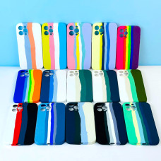 Накладка Rainbow Silicone Case Logo iPhone 11 Pro (2019)