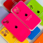 Накладка Silicone Case 100% Original Separate Camera iPhone 15 Plus 