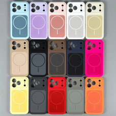 Накладка Silicone Case Vision Magnetic Separate Camera iP 17 Pro Max