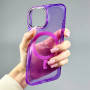 Накладка Silicone Colorful Case Silver Frame Magnetic iPhone 13 Pro Max