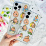 Силікон Transparent Print Mix iPhone X-XS