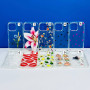 Силікон Transparent Print Mix iPhone X-XS