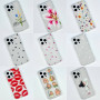 Силікон Transparent Print Mix iPhone X-XS