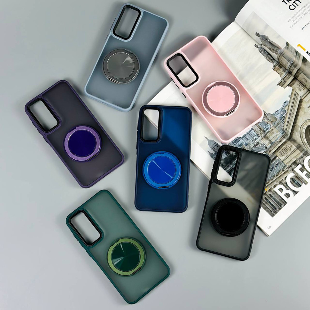 Накладка Space Ring Series Matte з магнітом Xiaomi Redmi Note 14 Pro Plus 5G