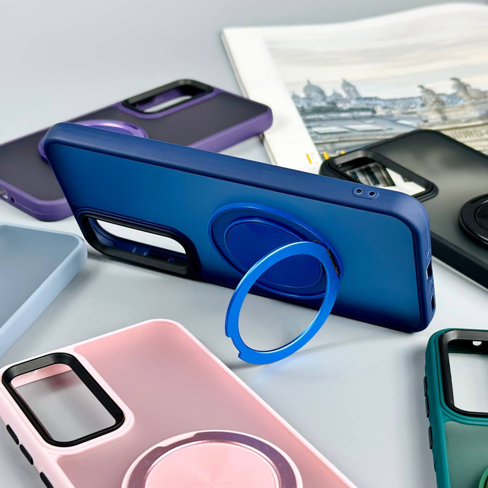 Накладка Space Ring Series Matte з магнітом Xiaomi Redmi Note 14 Pro Plus 5G