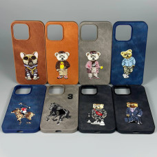 Накладка Teddy Bear Embroidered iPhone 17 Pro Max