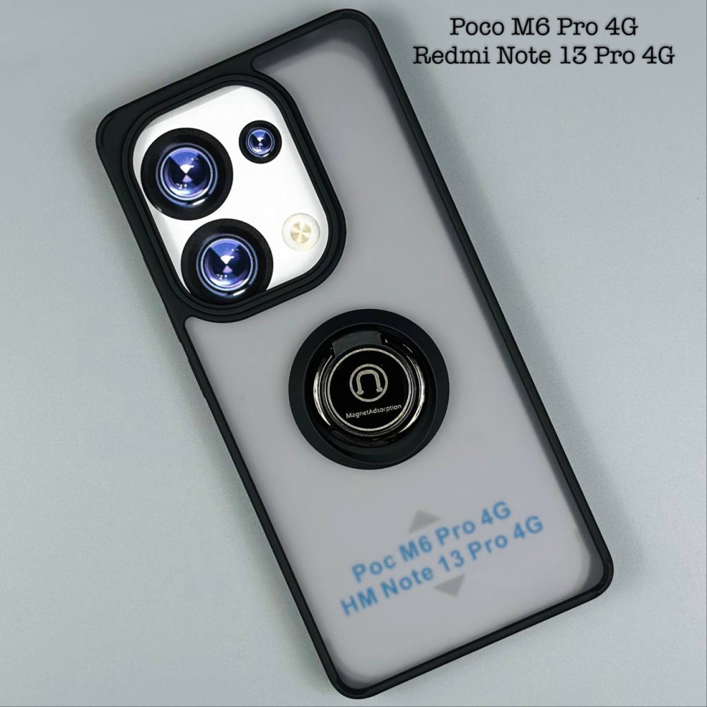 Накладка Totu Ring Series Matte Magnet РОЗПРОДАЖ Xiaomi Redmi Note 13 Pro 4G-Poco M6 Pro